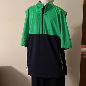 NWT Men's Cutter & Buck WeatherTec Packable Wind Shirt